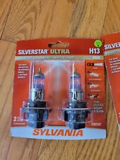 Sylvania Silverstar Ultra H13 Halogen Headlight Bulb 2 Bulbs Fits 9008