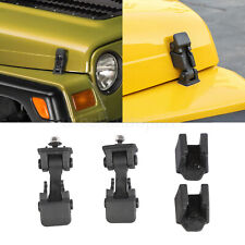 Fit For Jeep Wrangler Tj Hood Latch Pins Hood Lock Hood Latches Catch Kit 97-06
