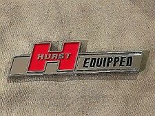 Hurst Factory Shifter Shifters Chrome With Red 3 Inch Self Stick Emblem Obsolete