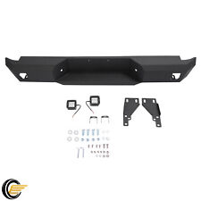 Black Rear Bumper Assembly For Nissan Frontier 2005-2021 Powder Coated