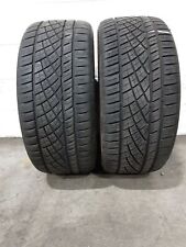 2x P25545r18 Continental Extreme Contact Dws06 Plus 8-932 Used Tires