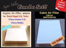 Enginecabin Air Filter Malibu 13-15 14-16 Regal 2.0l Turbo Engine 6279 36154