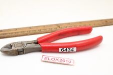 Snap On 86bcp 6 Long Red Rubber Handle Diagonal Wire Side Cutter Usa