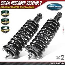 2x Front Complete Strut Coil Spring Assembly For Nissan Frontier 2005-2019 Rwd