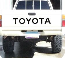 Toyota Tailgate Vinyl Decal Sticker Emblem Logo Graphic Black 31 Lettering