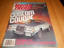 Motor Trend Jan 1977 Custom Cougar Vw Bmw 320i Dodge Colt 1600 Ih Diesel