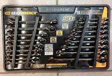 Gearwrench 86698-06 18 Pc Saemetric Combination Ratcheting Wrench Set - New