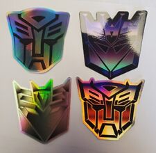 Transformers Autobots Decepticon Stickers Variety Pack 4 Worldwide Shipping
