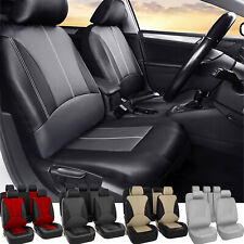 For Dodge Front Rear Car Seat Covers Pu Leather 25-seats Protector Full Set Mat