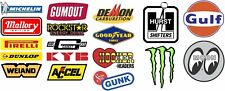 18 Racing Decals Stickers Drag Race Nhra Nascar