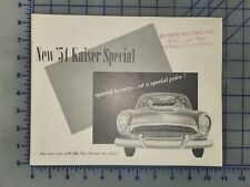 1954 Kaiser Frazer Folder Brochure