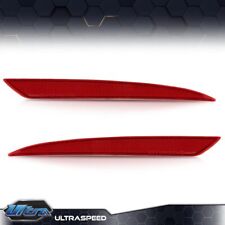 Fit For 2013-2018 Ford Fusion Rear Passenger Driver Red Bumper Reflector