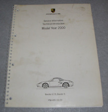 Porsche Automobile Book Boxster S 2000 Service Information Technical Manual