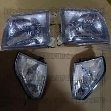 4pcs Headlights Headlamp For Toyota Land Cruiser Prado Lc 90 Set Lh Rh 1996-02