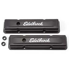Edelbrock 4443 Signature Series Valve Covers For Chevrolet 262-400 59-86