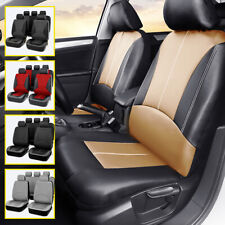 For Kia Soul Pu Leather Full Car Seat Covers 5-seat Front Rear Cushion Pads