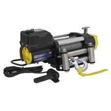 Sealey Recovery Winch 5675kg 12500lb Line Pull 12v Industrial Garage Worksh...