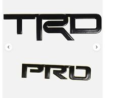 Trd Pro Emblem 4runner Fj Cruiser Tundra Tacoma Black Metal Pt413-00150