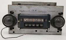 1960 Amc Rambler Am Push Button Radio And Knobs - Plays Ok - Tuner Travel Issue