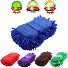 Car Auto Hand Wash Towel Microfiber Washing Gloves Coral Sponge Cleaning Tool