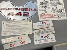 Oldsmobile 442 Nos Factory Decal Package