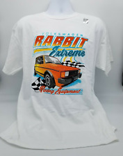 Volkswagen Rabbit Extreme Racing Equipment Mens White T-shirt Size S-xl New