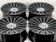 22 Black Machined Wheels Fits Mercedes E350 E550 E63 S500 S580 S600 S63 Amg Cls