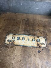 1967 Uscgs United States Coast Geodetic Survey Government License Plate Topper