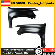 Set Of 2 Fender For 2015-2022 Chevrolet Colorado Primed Front Lh And Rh