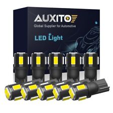 10x Auxito T10 Led License Plate Light Car Interior Bulbs White 168 194 W5w Eao