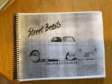 1941 Willys Coupe Street Beast Assembly Manual Gasser Hot Rod Kit Car