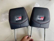 2pc Black Gr Seat Headrest Genuine Toyota Hilux Revo Rocco Support Trd Red Black