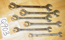 Mac Tools 6 Piece Sae. Combination Open-end Flare-nut Wrench Set 516 To 58