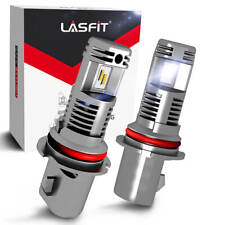 Lasfit 9007 Hb5 Led Headlight High Low Beam Bulbs Conversion Kit 6000k White 2x