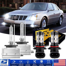 For Cadillac Dts 2006-2011 -4pc Xenon Hid Headlight Hilo Led Fog Light Bulbs