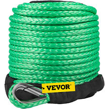 Synthetic Winch Rope 516 X 100ft Line Cable 12000 Lbs Capacity Atv Utv Car Tow
