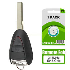 315mhz 2 Button Remote Key Fob Replacement For Porsche Boxster S Cayman 911 997