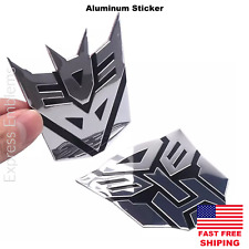 Aluminum Transformers Autobots Sticker Optimus Prime Or Decepticon Decals