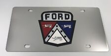 1950s Ford Crest Hood Emblem Polished Stainless Steel Premium 3d License Plate