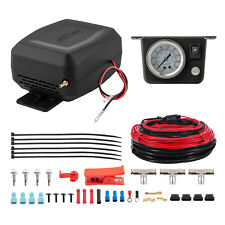 Universal Air Shock Controller Kit Guage Panel Compressor For F150 120 Psi Max