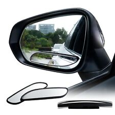 Blind Spot Car Mirror Long Framed Hd Glass And Abs Housing Convex Wide Angle