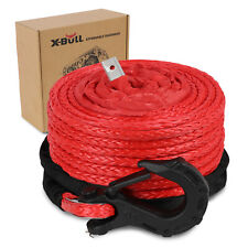 X-bull Dyneema Red Synthetic Winch Rope 38 X 100ft 23809 Lbs 4wd Cable
