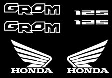 Grom Decal Kit White Sticker Motorcycle 125 Graphics Decals Stickers