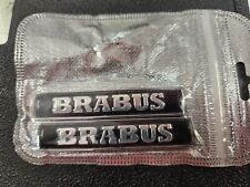 2pcs Mercedes Benz Brabus Car Emblem Badge Sticker Side Skirts Badge Logo
