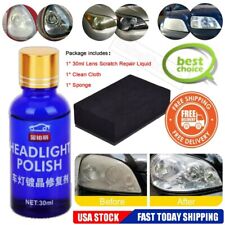 Car Headlight Lens Restoration Repair Kit Polishing Cleaner Auto Cleaning Tools