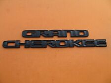 17 18 19 20 Jeep Grand Cherokee Side Door Black Emblem Logo Badge Sign Oem 27340