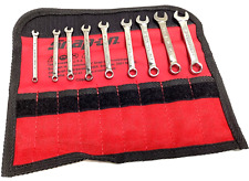 New Snap-on 18 - 38 9pc 6-point Box Miget Combination Wrench Set Oxi709sbk