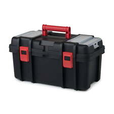 19-inch Toolbox Plastic Tool And Hardware Storage Black