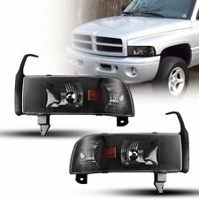 Pair Headlights For 1994-2001 Dodge Ram 1500 2500 3500 Corner Lamps Front Bumper
