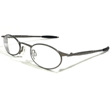 Vintage Oakley Michael Jordan Oo Eyeglasses Frames Matte Silver Oval 46-22-133